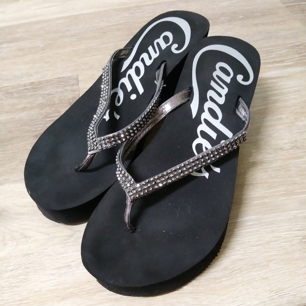Sandals, Candies Sandals, Crystal Sandals, Shoes